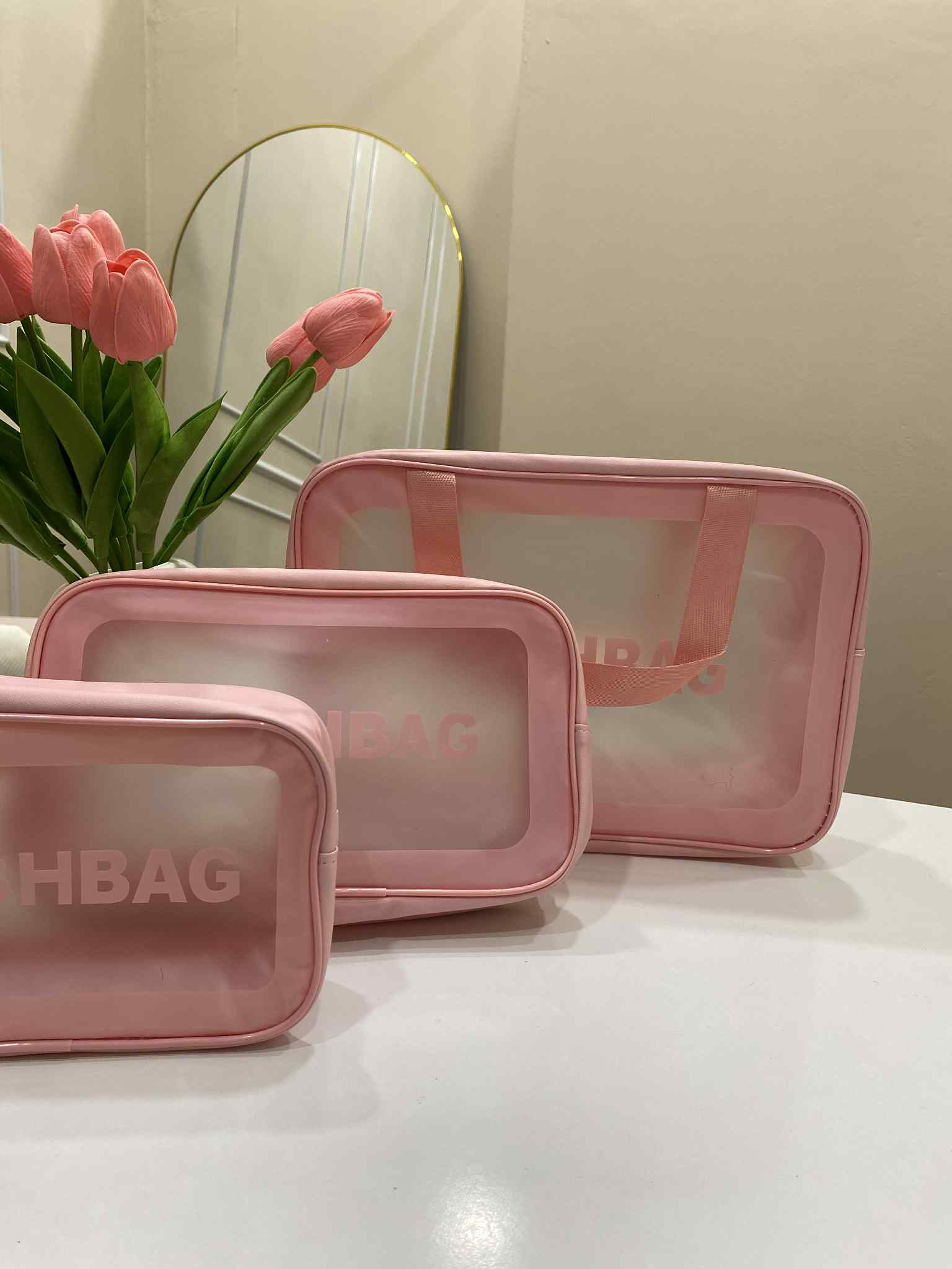 Série trousse rose